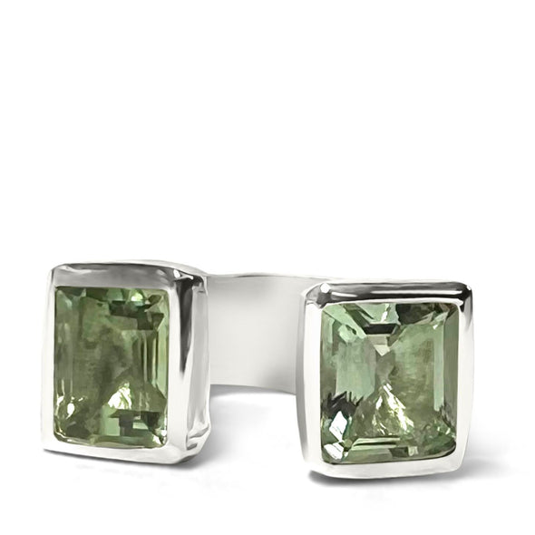 Open Gemstone cocktail ring