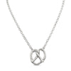 pretzel necklace