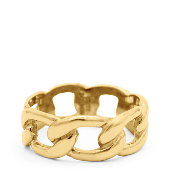 Chain Link Ring 14k