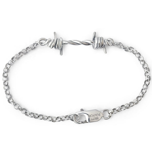 Single Link Barbed Wire Bracelet