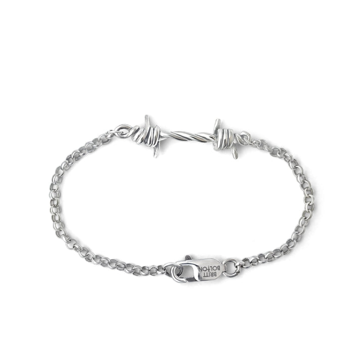 Single Link Barbed Wire Bracelet
