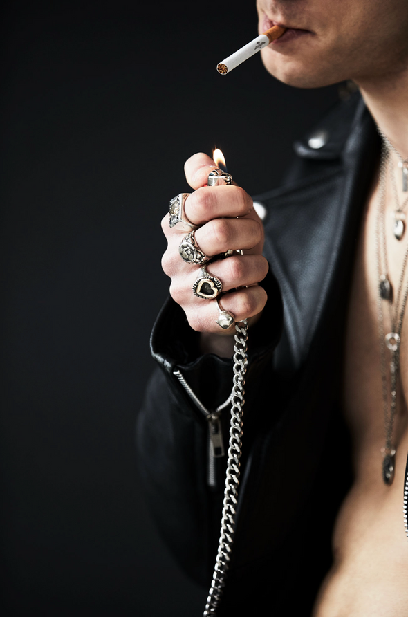 Crucifix Lighter Chain