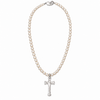 XL Cross Pearl Necklace