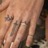 7 Diamond Band 14k