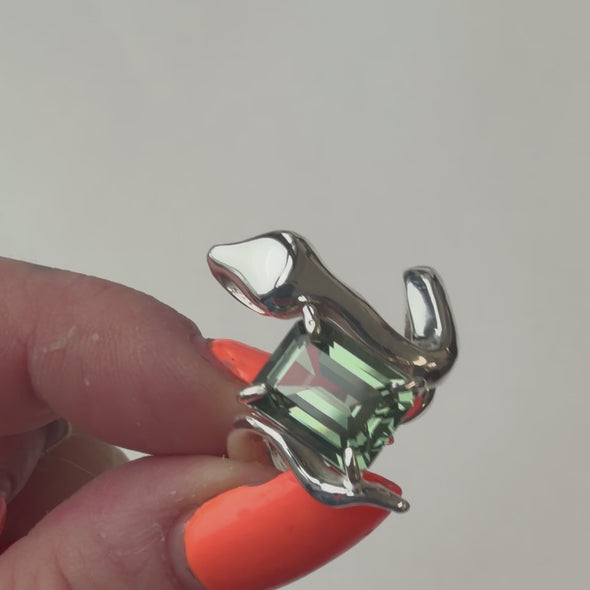 Sacred Gem Snake Ring