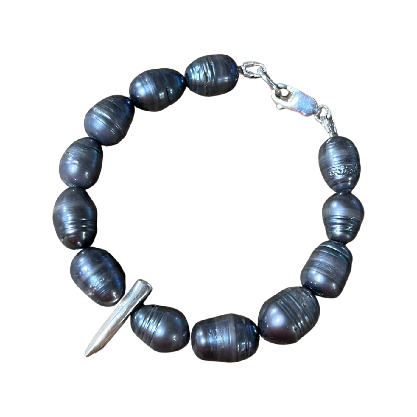 Evil Eye Bracelet with Black Beads