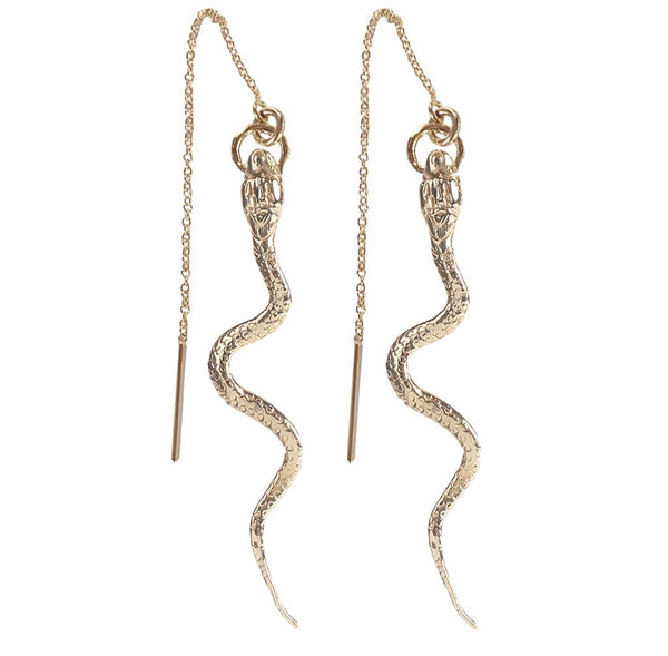 Snake 2024 threader earring