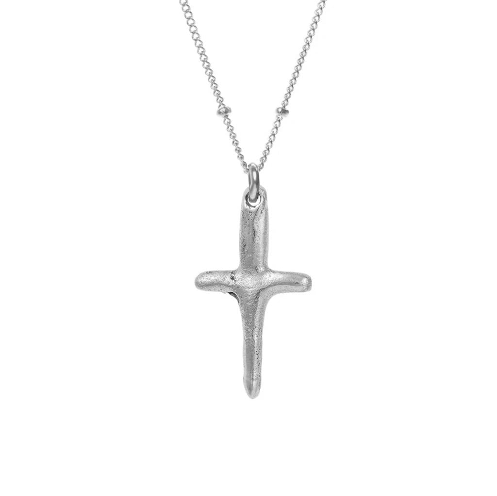 Cross Necklace Diamond Accents Sterling Silver | Kay